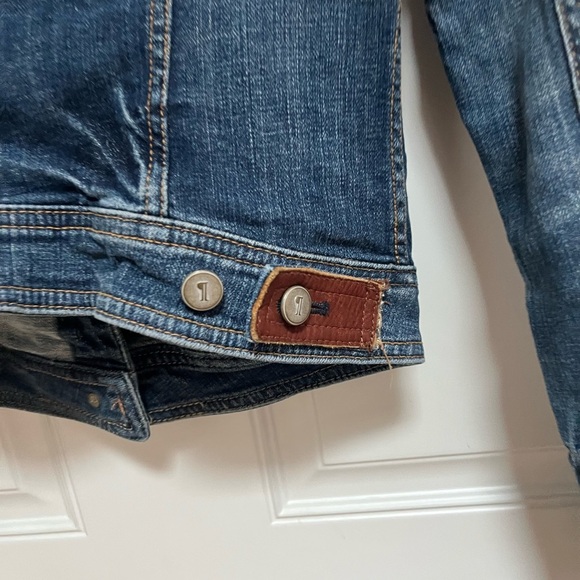Anthropologie Pilcro Jean jacket with leather detail size XS - Picture 6 of 6